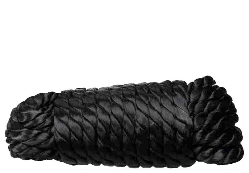 Веревка для Шибари (нейлон) черная, 5м
