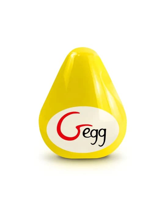 Мастурбатор яйцо Gvibe Gegg Yellow, 6.5х5 см (желтый)