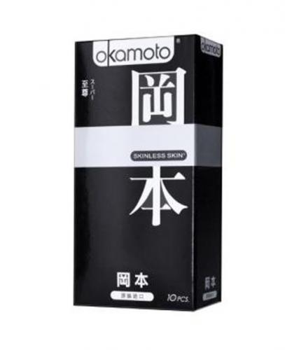 Презервативы OKAMOTO "Skinless Skin Super" (супер), 10 шт