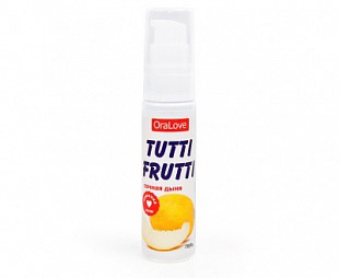 Лубрикант "Tutti-Frutti OraLove", сочная дыня, 30гр