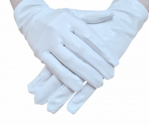 Перчатки под кожу, белые