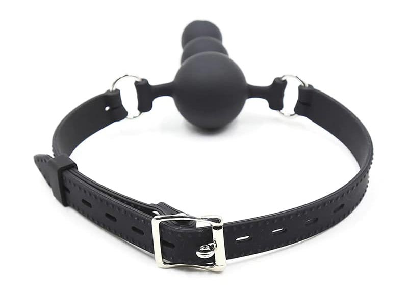 Кляп с фаллосом "Bead Gag black"