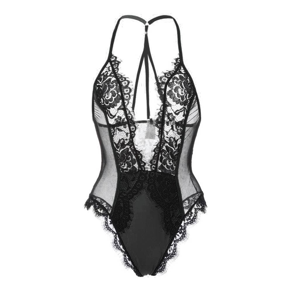 EroHot Eleganse Plus Боди женское эротическое "Jeline" черное EroHot Eleganse Plus Боди женское эротическое "Jeline" черное