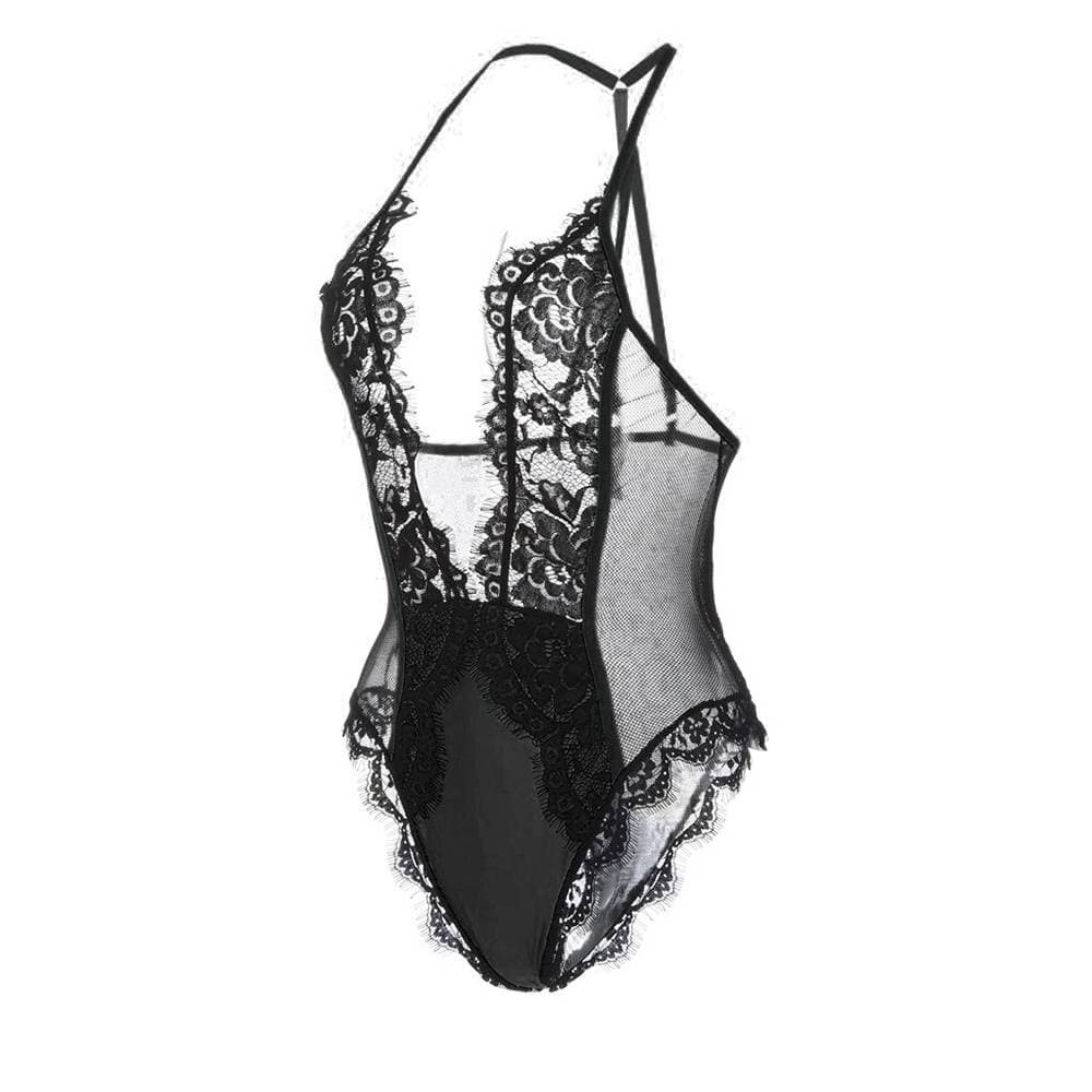 EroHot Eleganse Plus Боди женское эротическое "Jeline" черное EroHot Eleganse Plus Боди женское эротическое "Jeline" черное