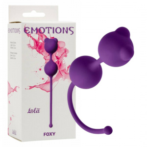 LT Шарики вагинальные "Emotions Foxy Purple", фиолетовые