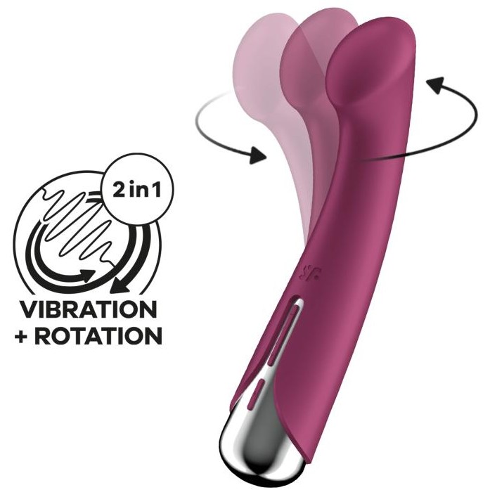 Satisfyer Вибромассажер Spinning G-Spot 1 (red)