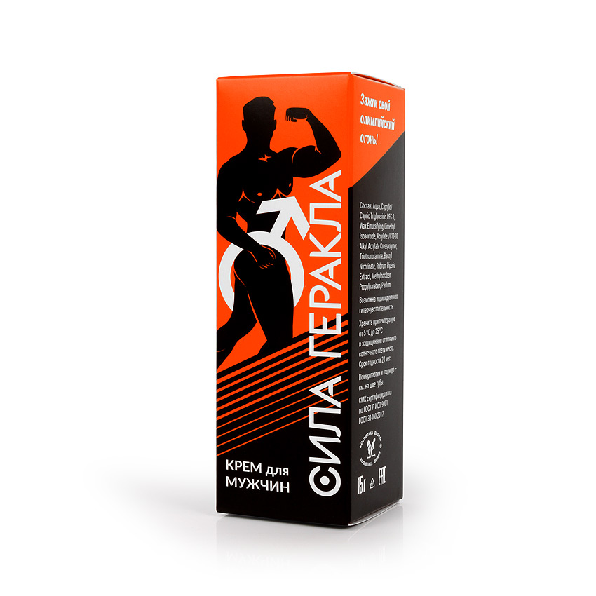 Крем Сила Геракла возбуждающий для мужчин, 15 гр