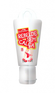 HotFlowers Ароматизированный анальный гель REBELDE SEM CALCA с разогревающим эффектом