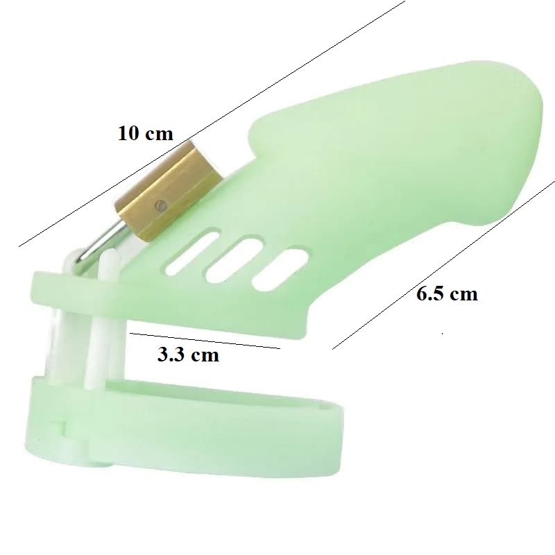 EroHot Glow Пояс верности мужской "Марс", светящийся в темноте