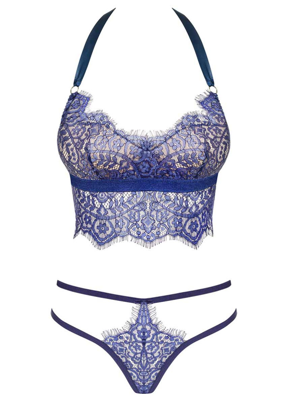 Obsessive Комплект из 2-х частей FLOWLACE Set Blue