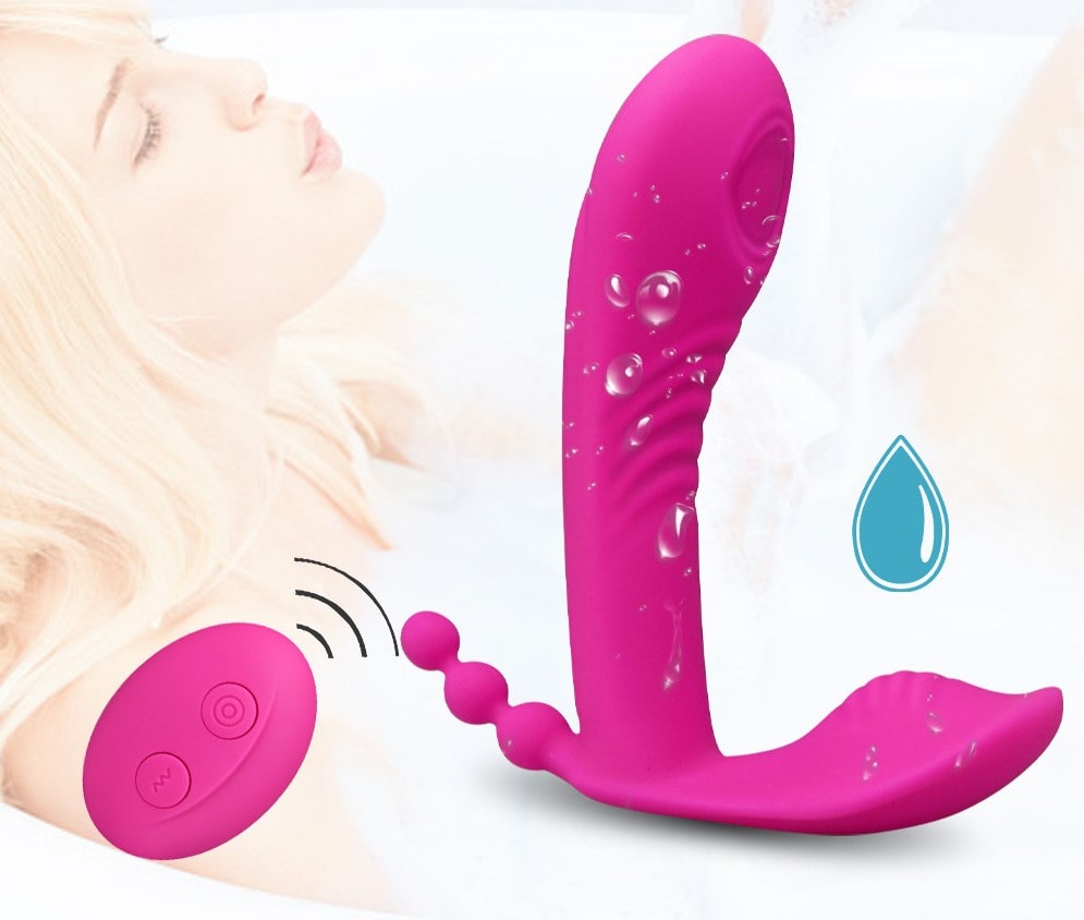 Вибратор в трусики с дистанционным управлением, 10 режимов вибрации