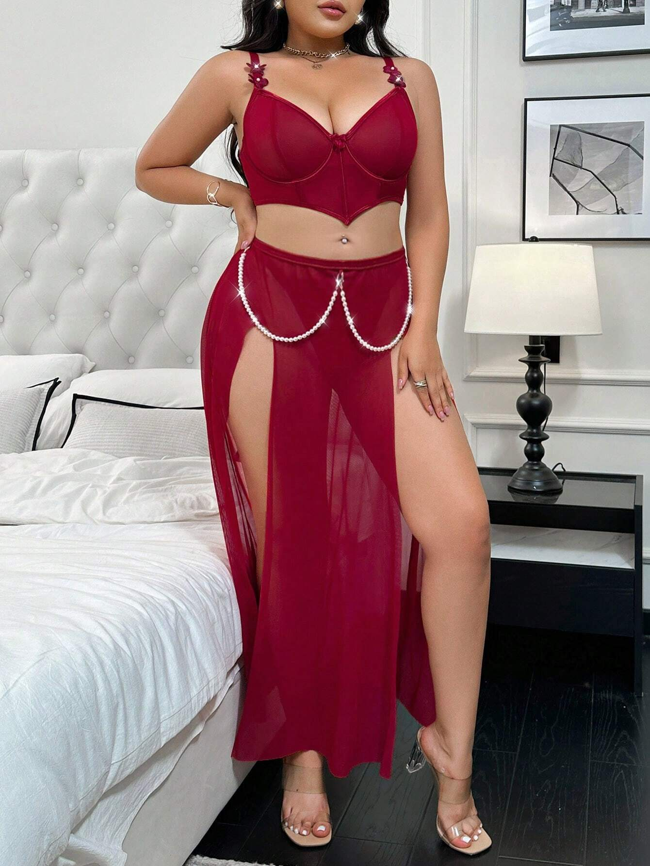 EroHot Perfect Платье эротическое Шахерезады красное