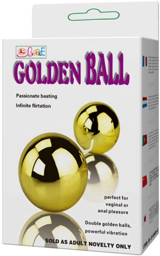 Шарики вагинальные Golden Ball, с вибрацией