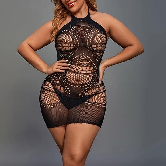 EroHot Eleganse Plus Платье сетка Elizabet EroHot Eleganse Plus Платье сетка Elizabet