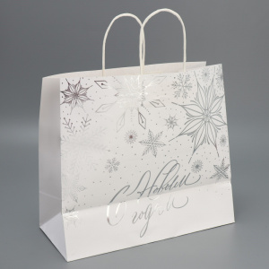 Пакет подарочный "Winter", 28*32 см
