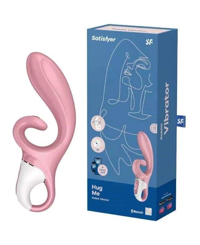 Satisfyer Вибратор-кролик Hug me розовый