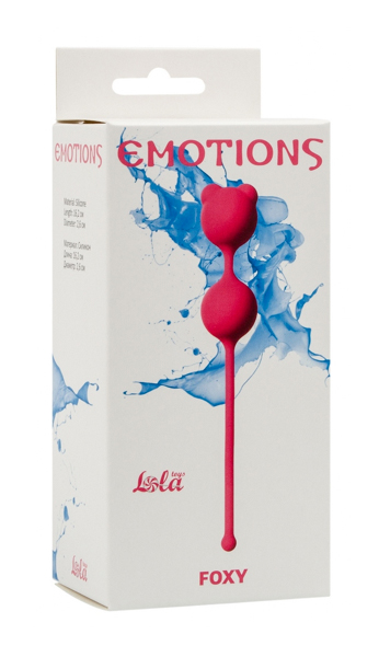 LT Шарики вагинальные Foxy, розовые