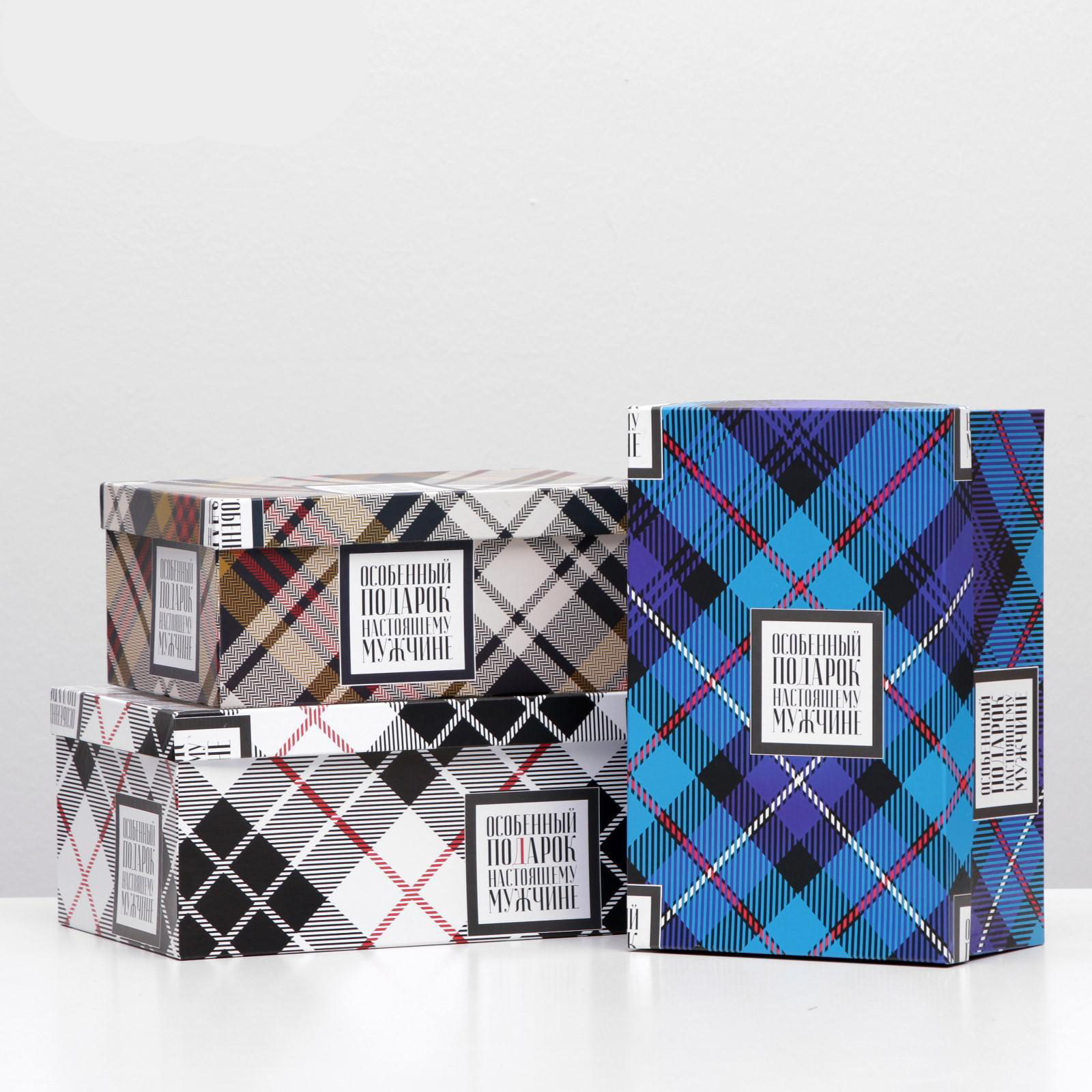 Коробка подарочная "Настоящему мужчине", 29*19*12 см