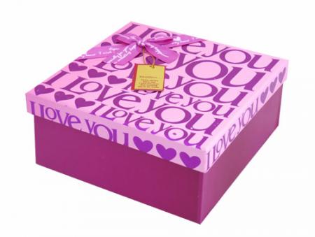Коробка подарочная "I Love You", 17*17*7,5 см