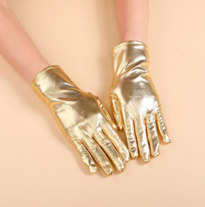 Перчатки под кожу, золотистые