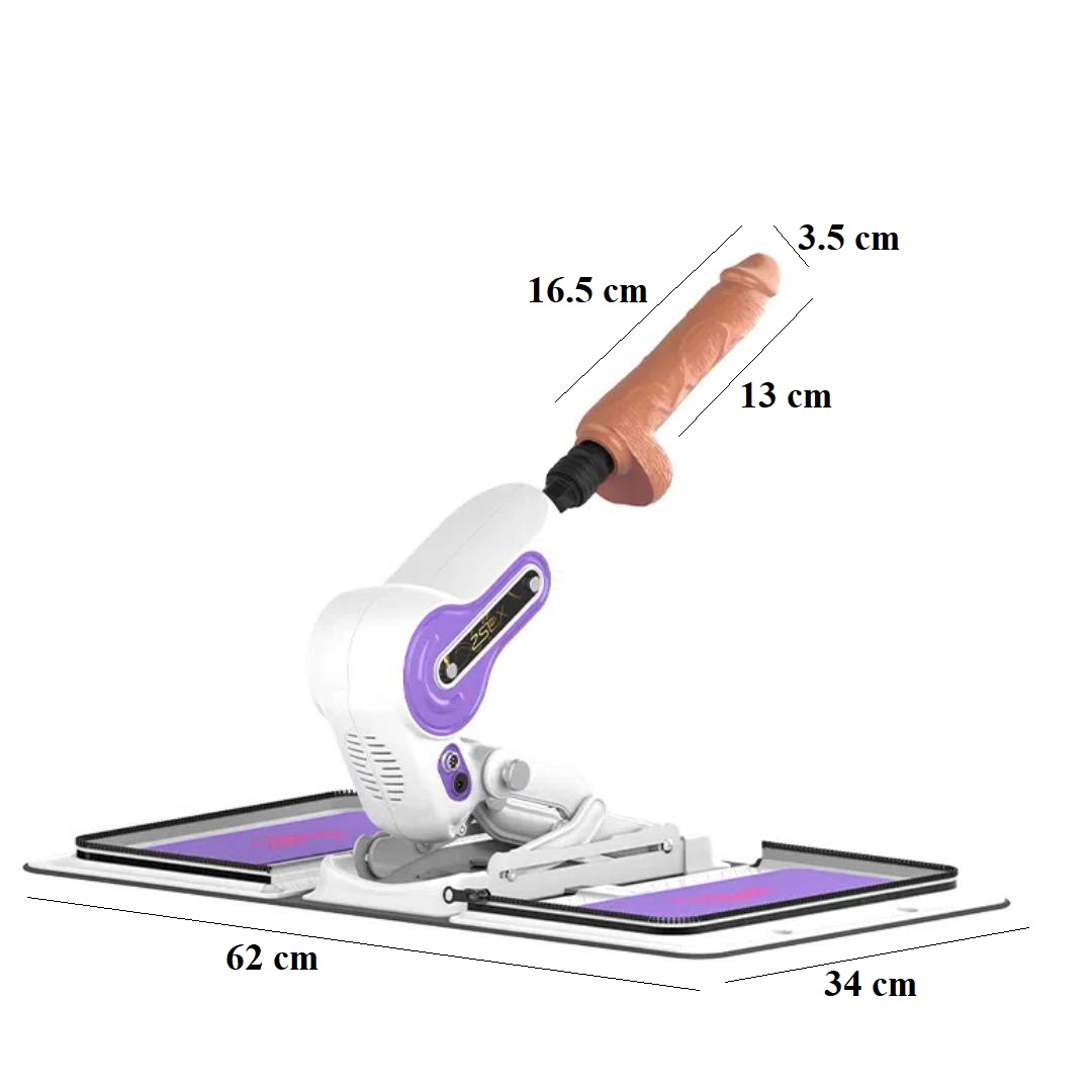 Секс машина в чемодане Премиум с реалистичной насадкой фаллоимитатором и функцией вибрации Секс машина в чемодане Премиум с реалистичной насадкой фаллоимитатором и функцией вибрации