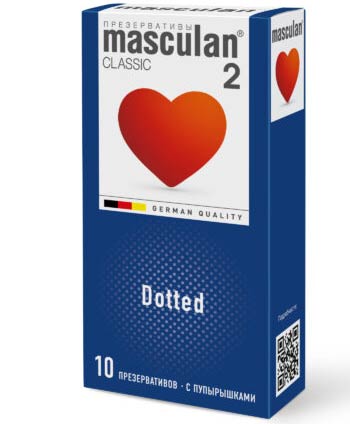 Masculan Dotted с пупырышками, 10 шт