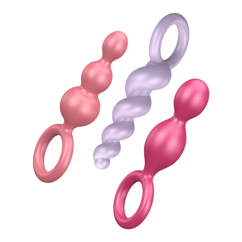 Набор анальных стимуляторов Satisfyer Plugs цветные