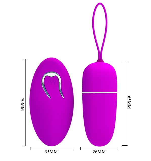 Виброяйцо PRETTY LOVE Bradley, 12 функций 