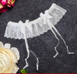 Пояс для чулок "Megia Belt White" белый