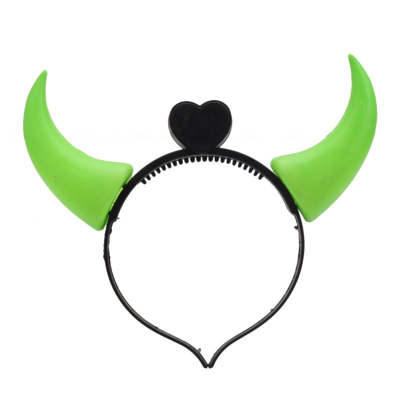 Аксессуар карнавальный "Ободок с рожками", светящийся