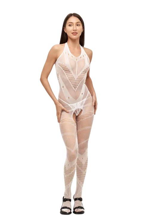 EroHot Glow Боди-комбинезон сетка "Janni" светящийся в темноте EroHot Glow Боди-комбинезон сетка "Janni" светящийся в темноте