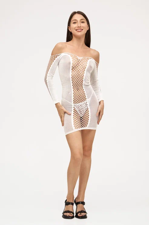 EroHot Glow Платье сетка Delika светящееся в темноте EroHot Glow Платье сетка Delika светящееся в темноте