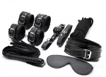 Набор аксессуаров БДСМ "Inspiration Black", 7 предметов, черный