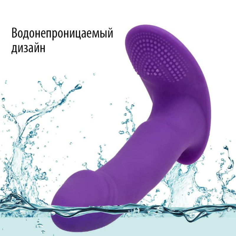 Вибромассажер со стимулятором клитора, водонепроницаемый, с подзарядкой от USB