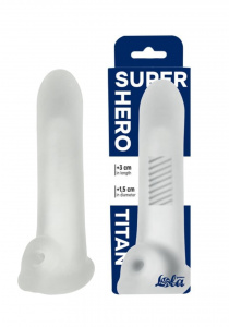 Фаллоудлинитель Super Hero Titan White