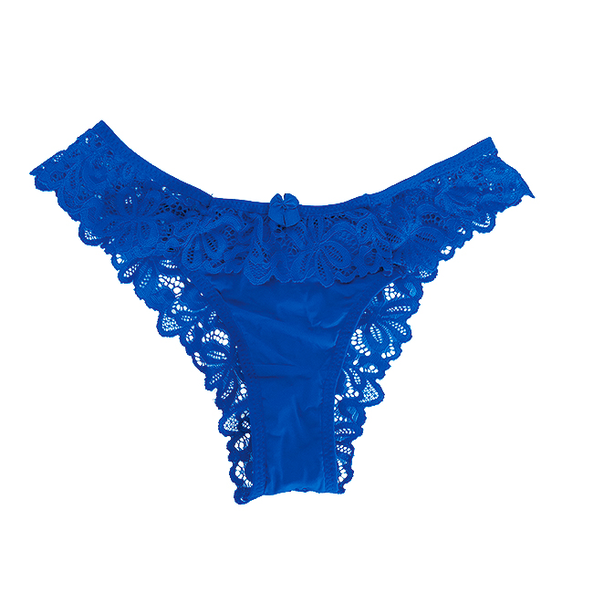 Трусики женские с кружевом "Amarantta Panties Blue" синие