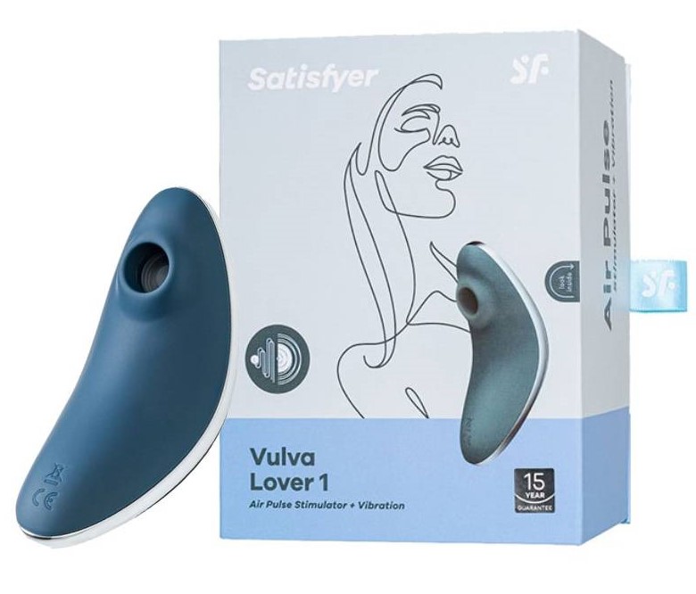 Satisfyer Вакуумно-волновой клиторальный вибростимулятор Vulva Lover 1 (blue) 