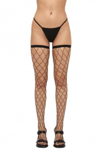 EroHot Crystal Чулки сетка CH-835 со стразами черные EroHot Crystal Чулки сетка CH-835 со стразами черные