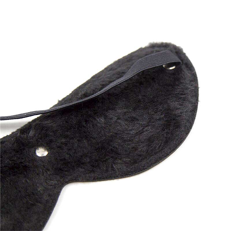 Маска игровая  Fur Lined с меховым подкладом черная