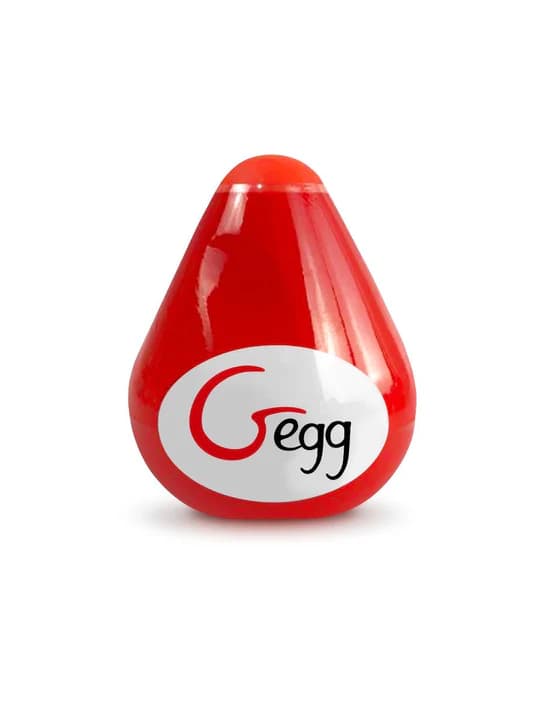 Мастурбатор яйцо Gvibe Gegg Red, 6.5х5 см (красный)