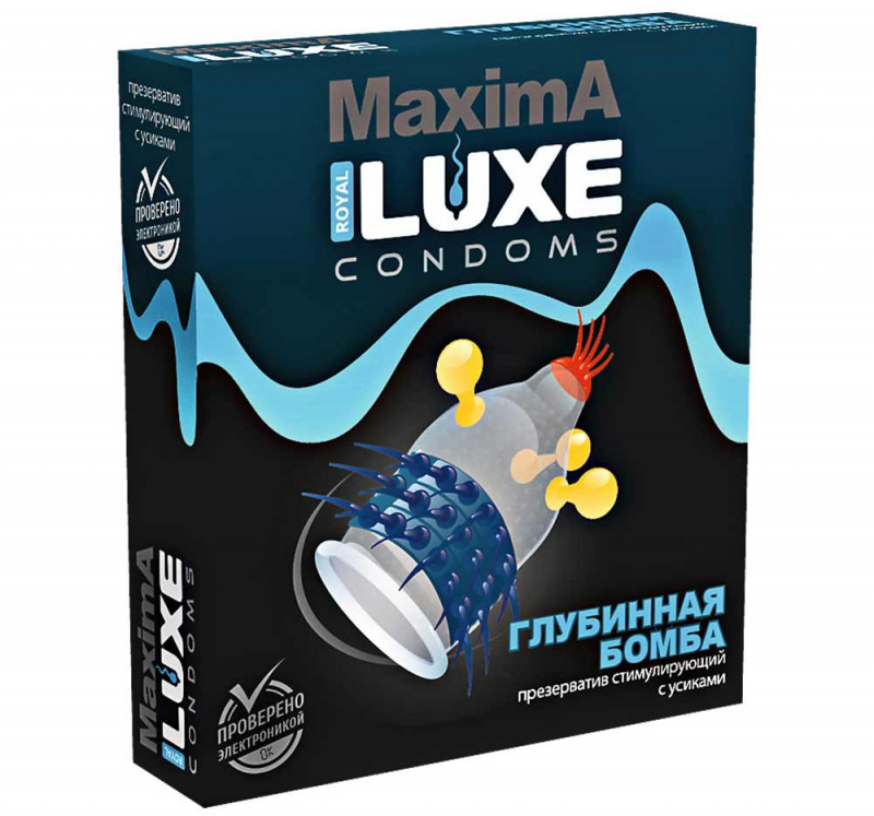 Презерватив LUXE Maxima "Глубинная бомба", 1 шт
