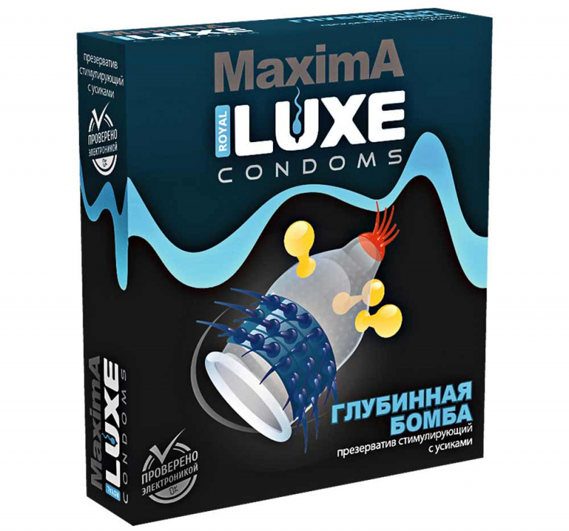 Насадка стимулирующая LUXE Maxima Глубинная бомба №1