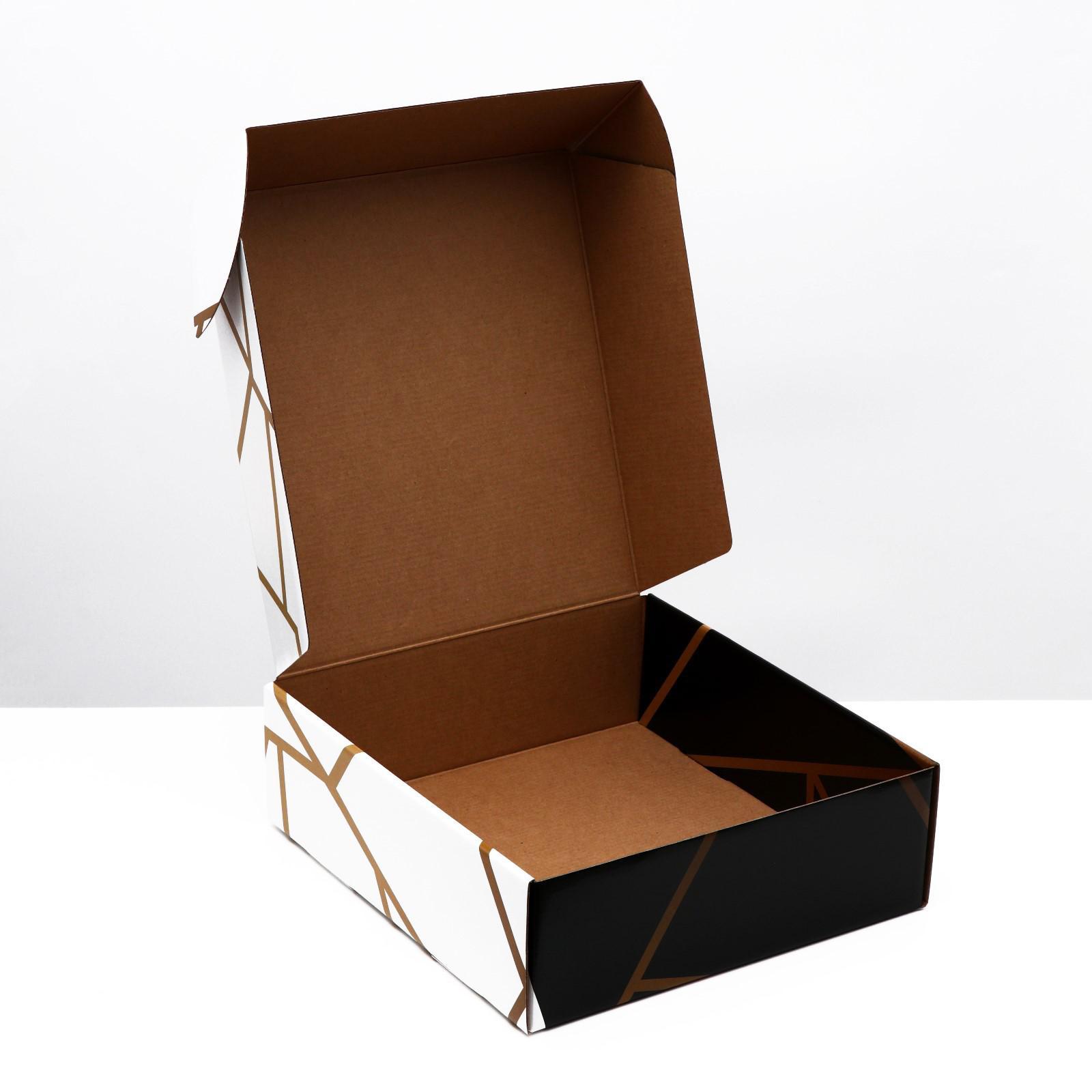 Коробка подарочная складная,  28*9*29 см