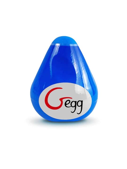 Мастурбатор яйцо Gvibe Gegg Blue, 6.5х5 см (голубой)