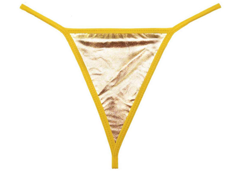 Трусики стринги "Tulia" золотистые