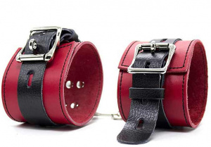 Кандалы "Derio" черно-красные
