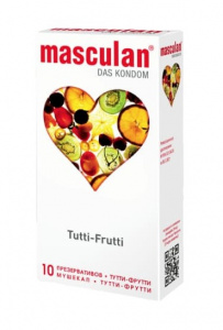Masculan Tutti-Frutti Нежные с ароматом тутти-фрутти, 10 шт