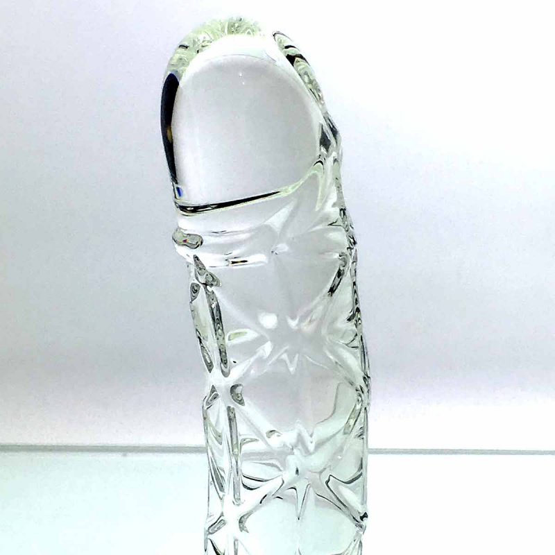 Фаллоимитатор стеклянный прозрачный "Dildo Glass" 