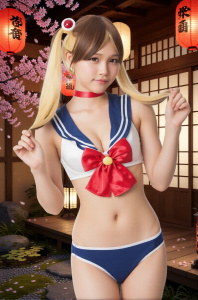 Аниме костюм "Sailor Fuku"