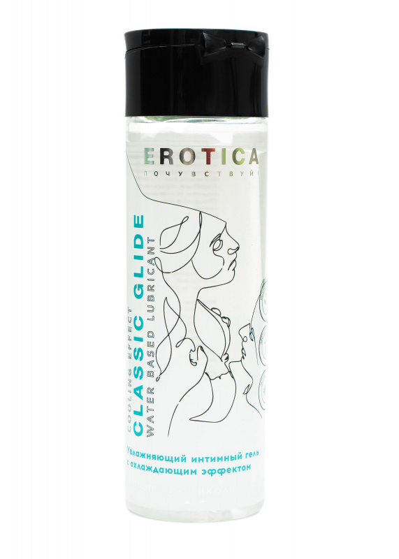 EROTICA почувствуй Интимный гель Classic Glide Cooling Effect, 200 мл